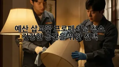 예산 삽교읍 프로페셔널 청소: 건강한 공간을 위한 선택
